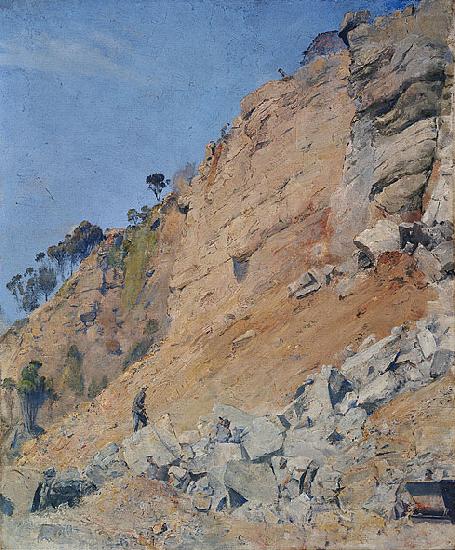 Tom roberts The Quarry china oil painting image